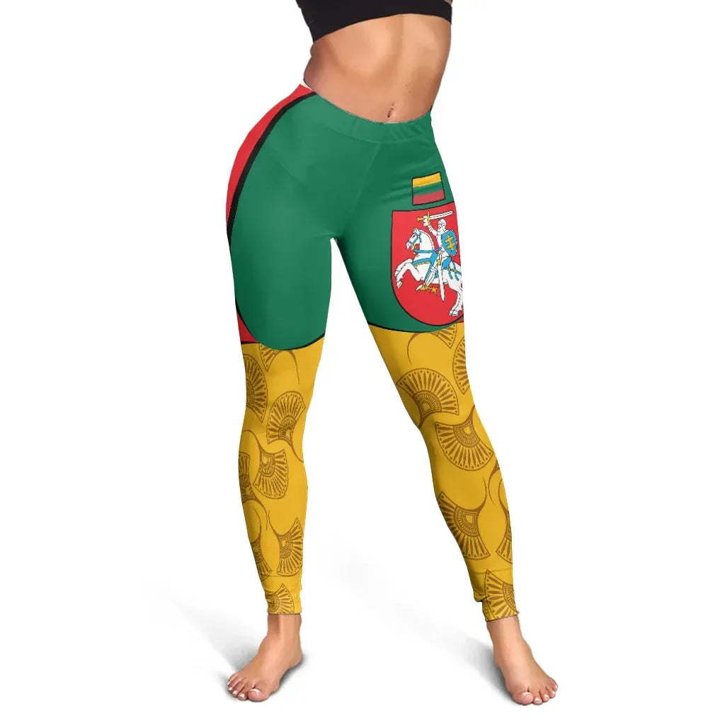 Lithuania Leggings - Flag of Lithuania RLT6