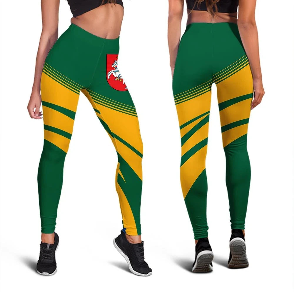 Lithuania Coat Of Arms Leggings Cricket RLT6