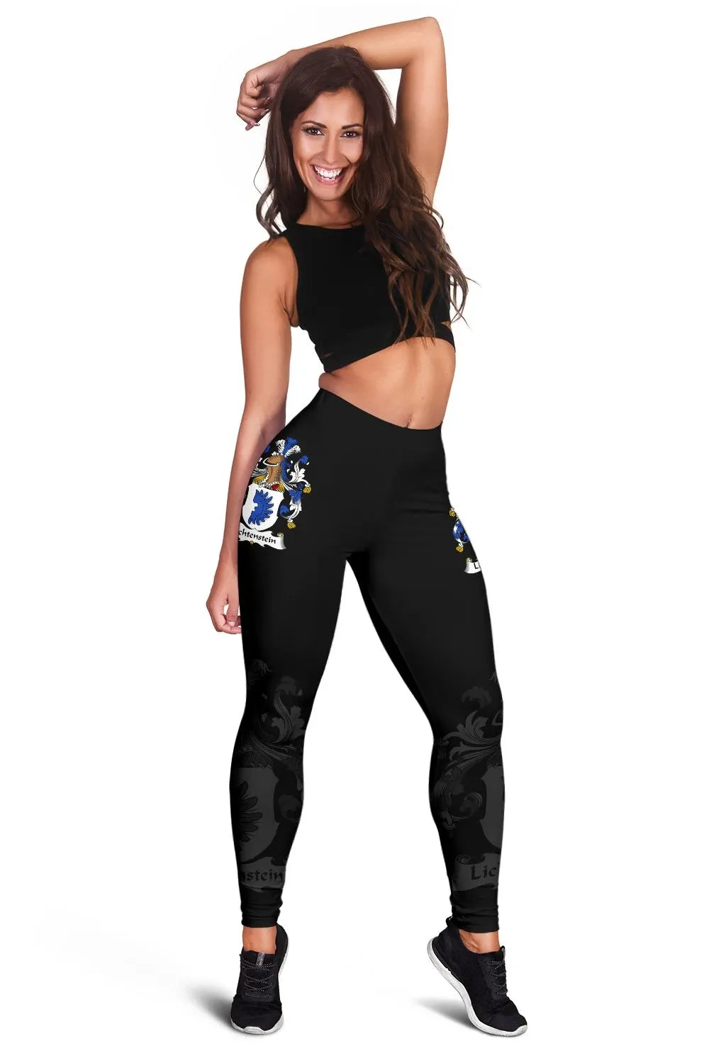 Lichtenstein Germany Leggings - German Family Crest RLT6