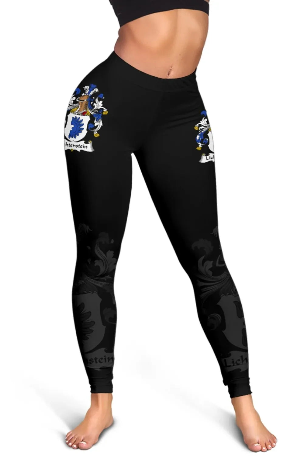 Lichtenstein Germany Leggings - German Family Crest RLT6