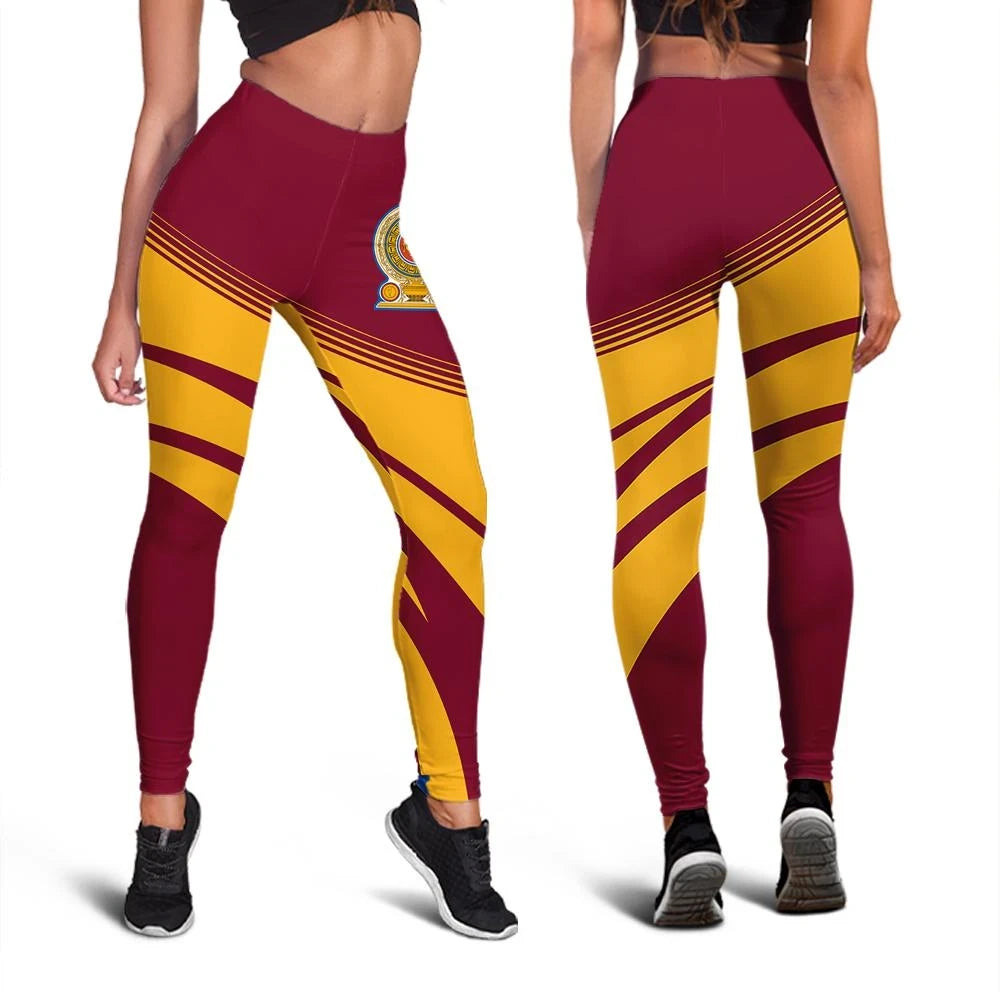 Sri Lanka Coat Of Arms Leggings Cricket RLT7