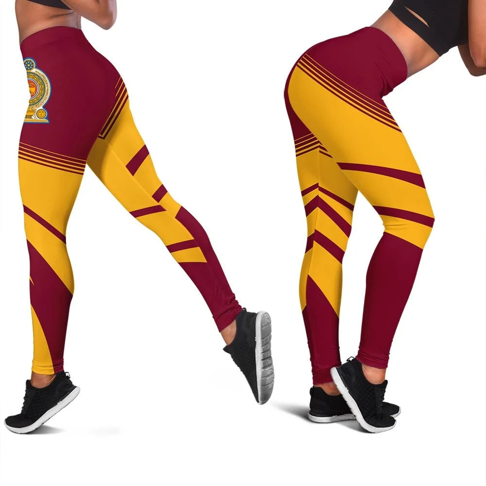 Sri Lanka Coat Of Arms Leggings Cricket RLT7