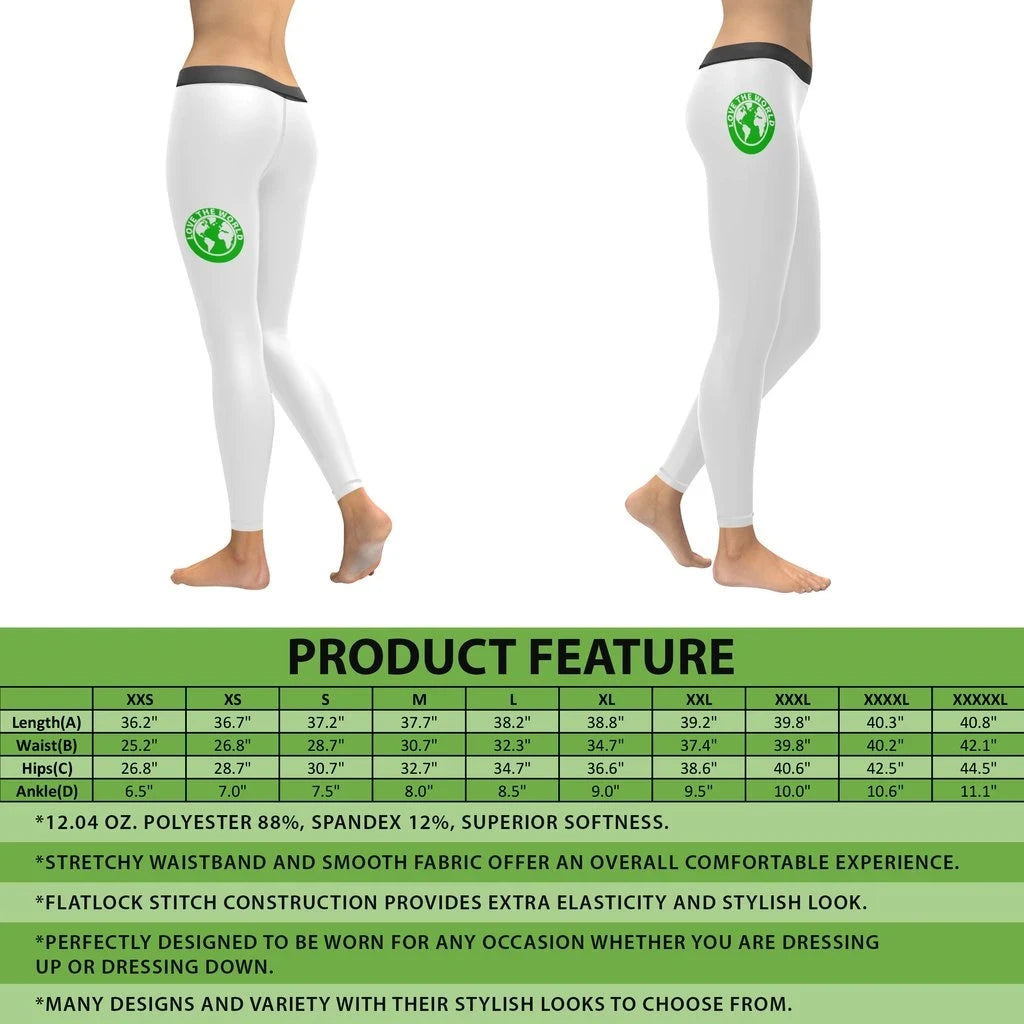 Lithuania Flag Pattern Leggings RLT6