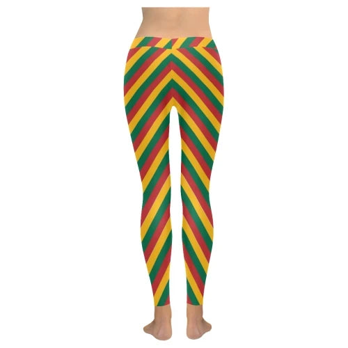 Lithuania Flag Pattern Leggings RLT6