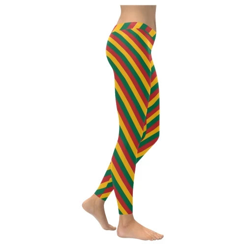 Lithuania Flag Pattern Leggings RLT6