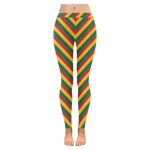 Lithuania Flag Pattern Leggings RLT6