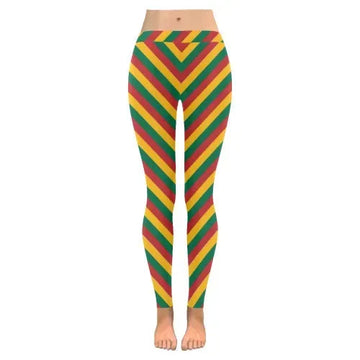 Lithuania Flag Pattern Leggings RLT6