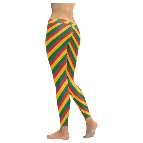 Lithuania Flag Pattern Leggings RLT6