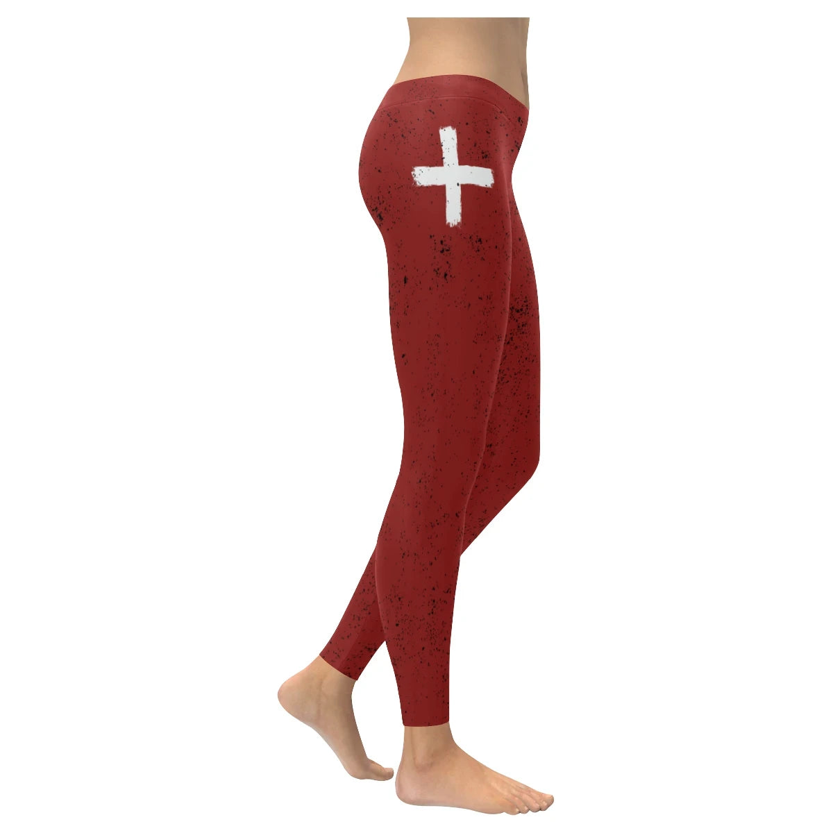 Switzerland Grunge Flag Leggings RLT13