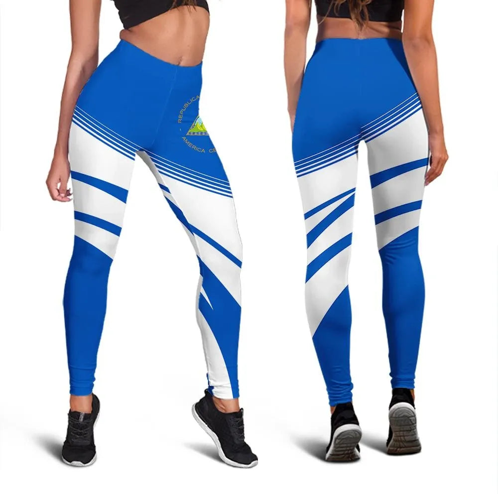 Nicaragua Coat Of Arms Leggings Cricket RLT8
