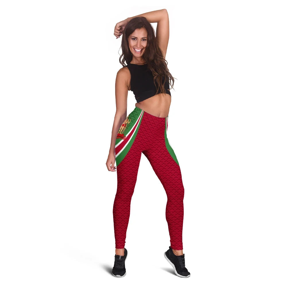 Suriname Leggings Suriname Coat Of Arms and Flag Color RLT7