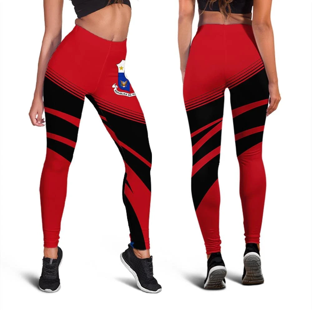 Philippines Coat Of Arms Leggings Cricket RLT6