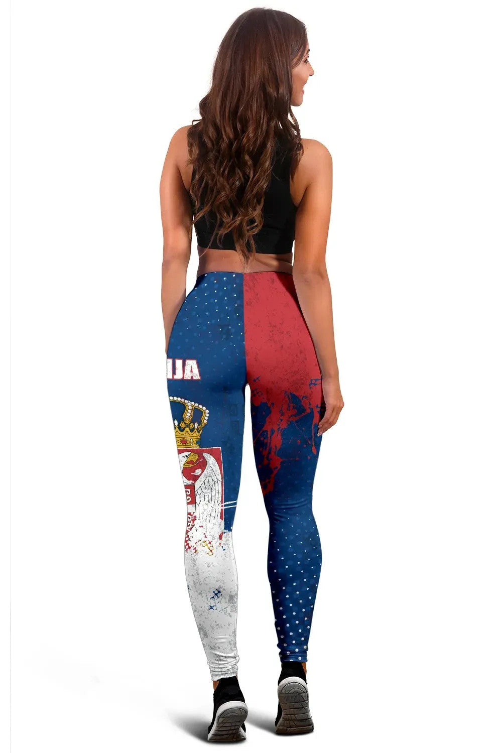 Serbia Leggings The Great Serbia Serbian Language RLT7