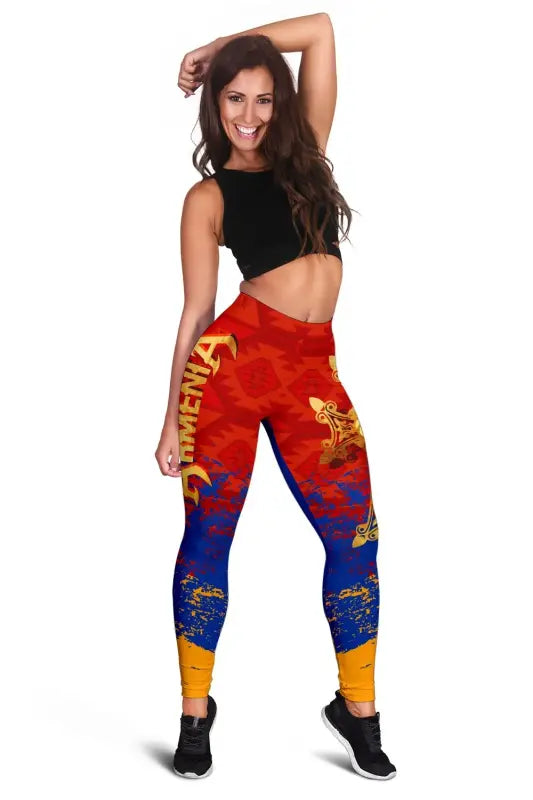 Armenia Khachkar, Armenian Cross Special Leggings RLT8