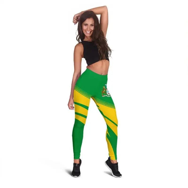Guyana Coat of Arms Leggings Cricket RLT8