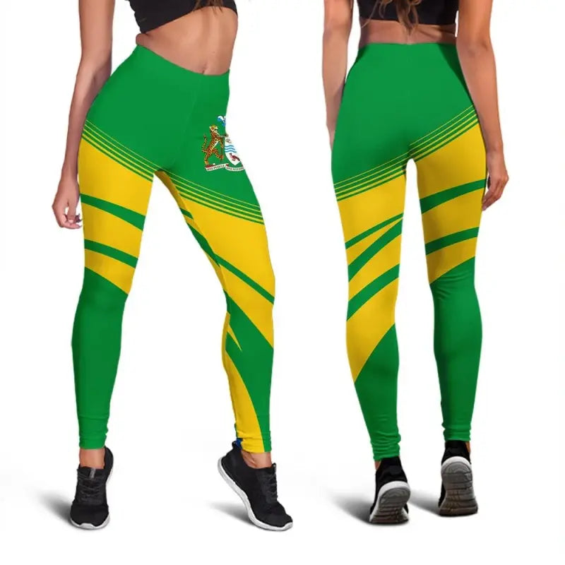 Guyana Coat of Arms Leggings Cricket RLT8