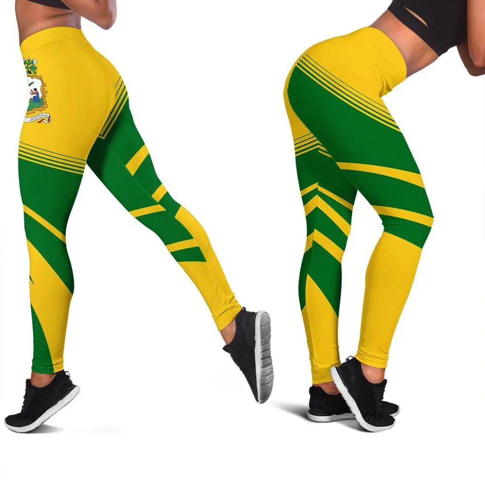 Saint Vincent and the Grenadines Coat Of Arms Leggings Cricket RLT13