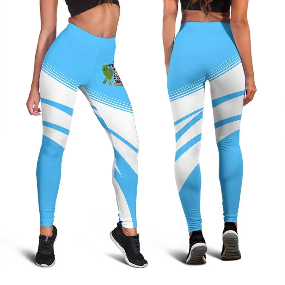 Saint Lucia Coat Of Arms Leggings Cricket RLT6