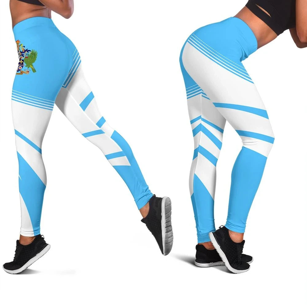 Saint Lucia Coat Of Arms Leggings Cricket RLT6