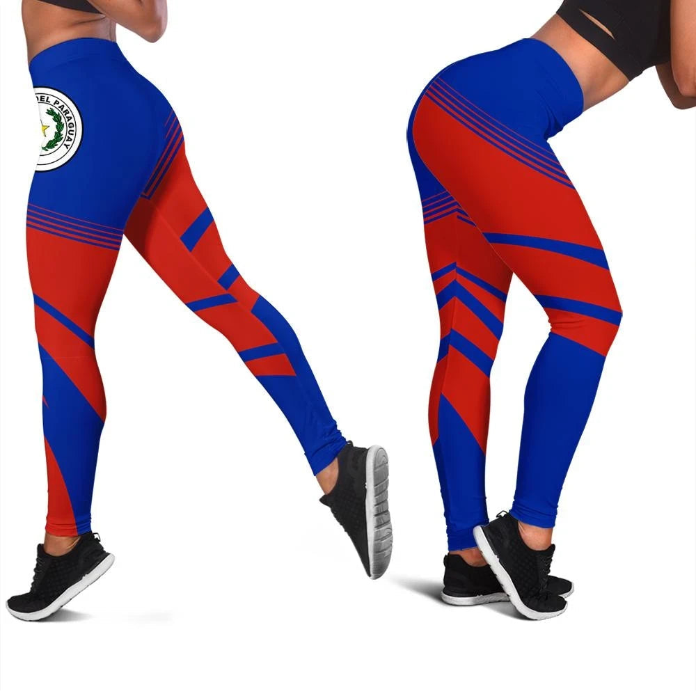 Paraguay Coat Of Arms Leggings Cricket RLT7