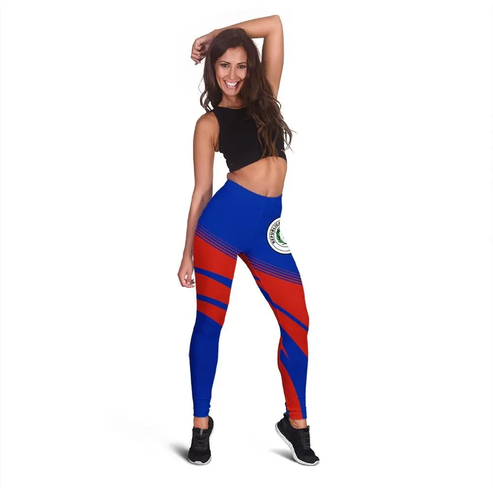 Paraguay Coat Of Arms Leggings Cricket RLT7