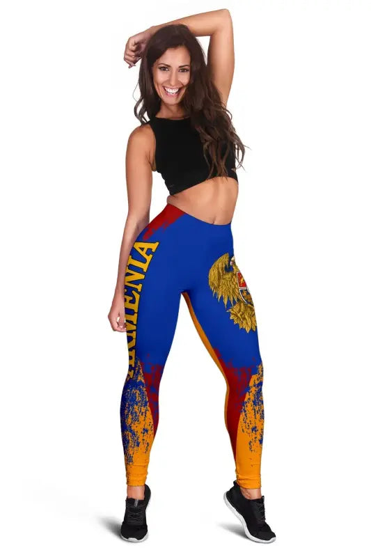 Armenia Special Coat of Arms Leggings RLT8