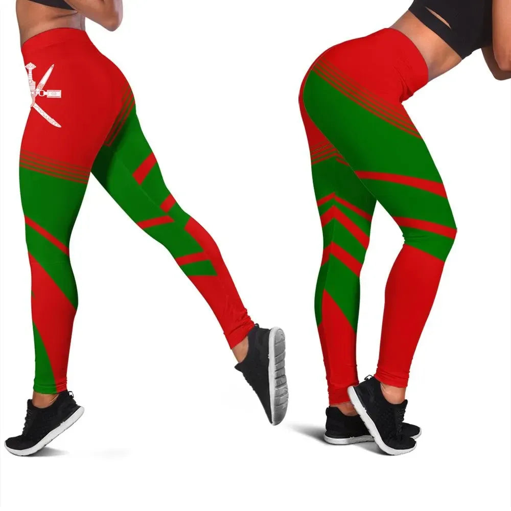 Oman Coat Of Arms Leggings Cricket RLT13