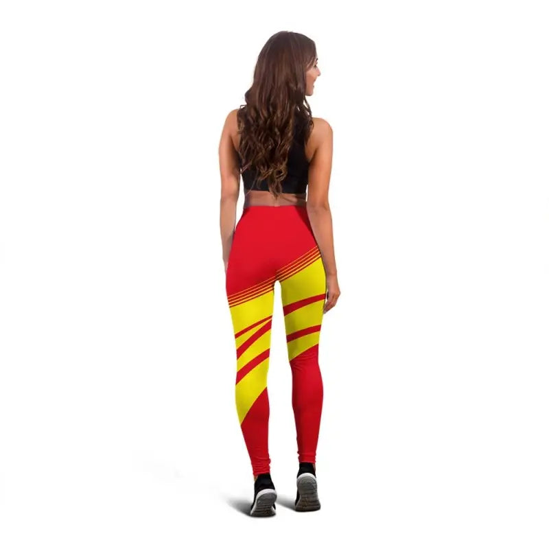 Kyrgyzstan Coat Of Arms Leggings Cricket RLT8