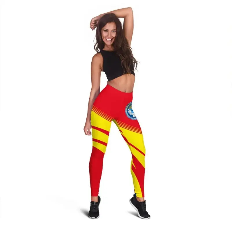 Kyrgyzstan Coat Of Arms Leggings Cricket RLT8