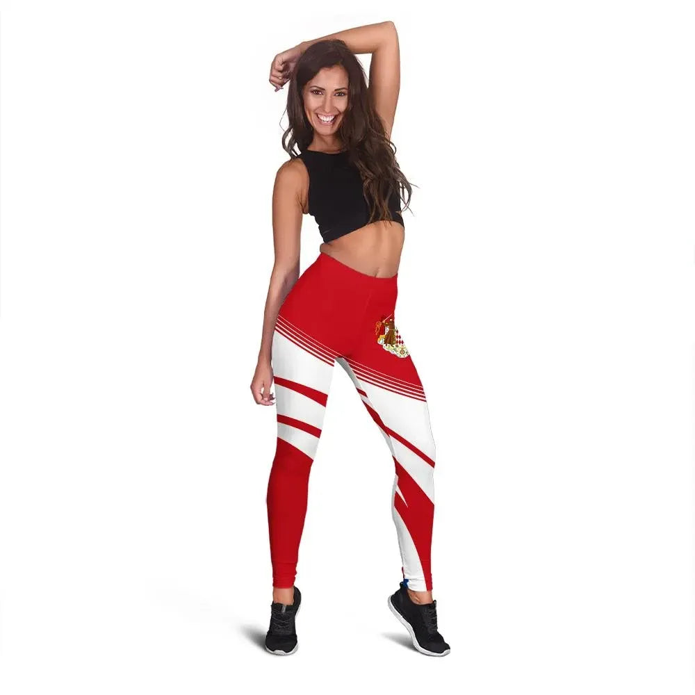 Monaco Coat Of Arms Leggings Cricket RLT6