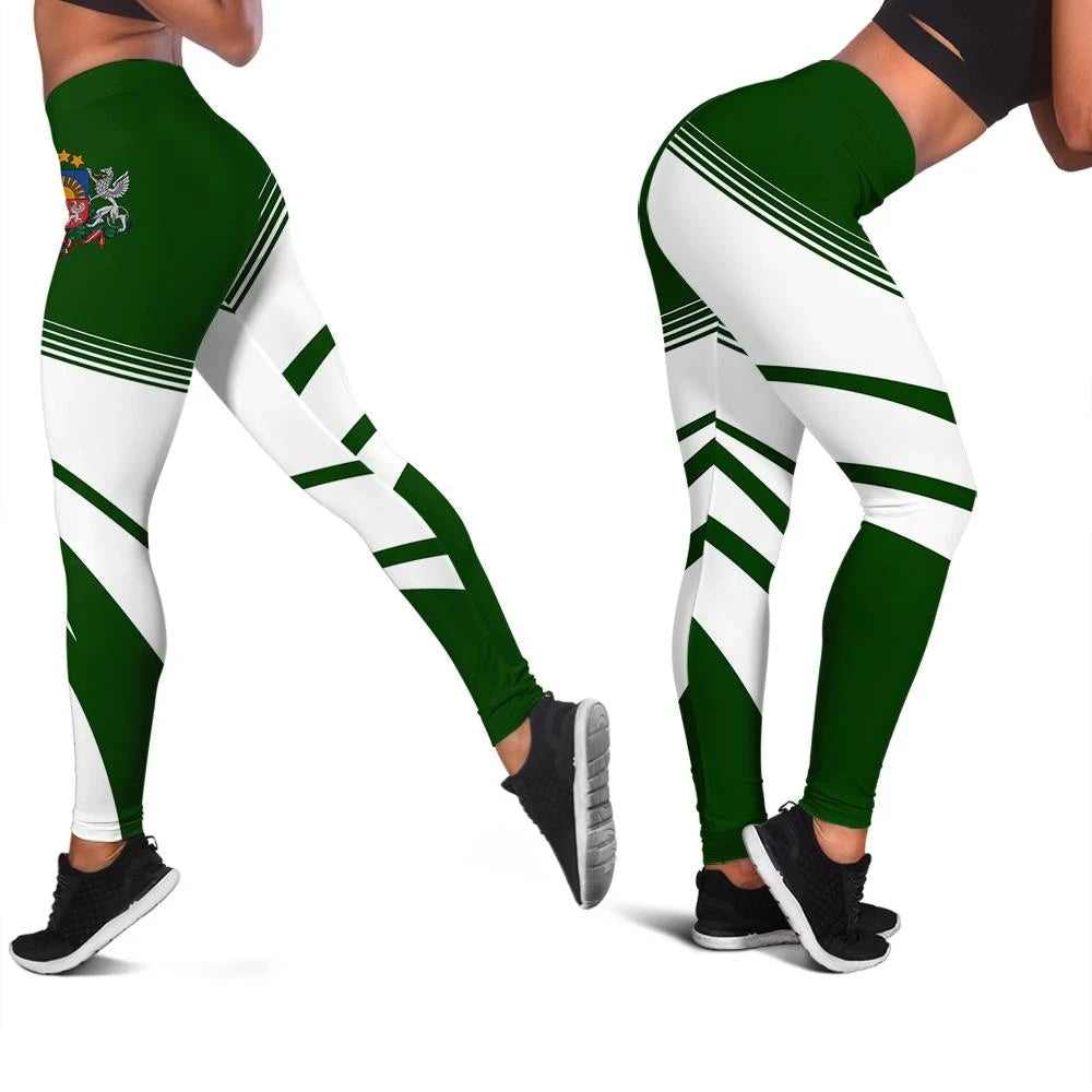 Latvia Coat Of Arms Leggings Cricket RLT6