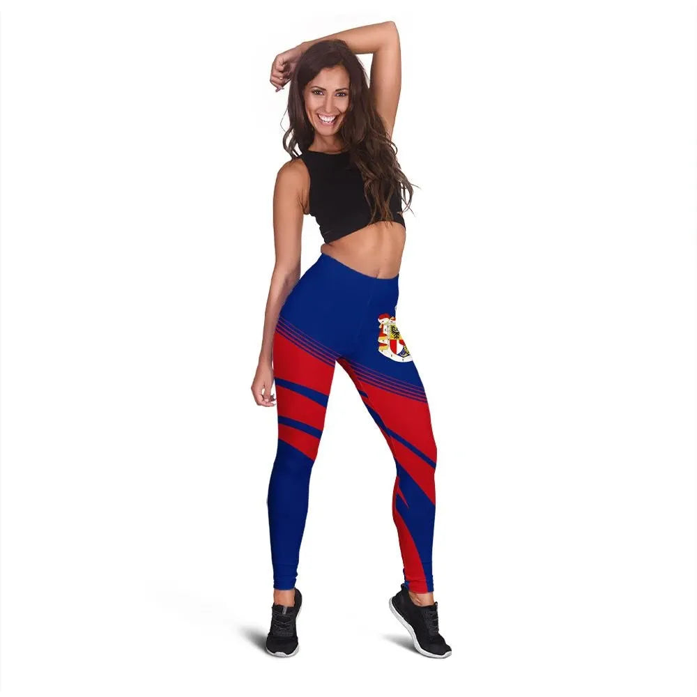 Liechtensteins Coat Of Arms Leggings Cricket RLT6