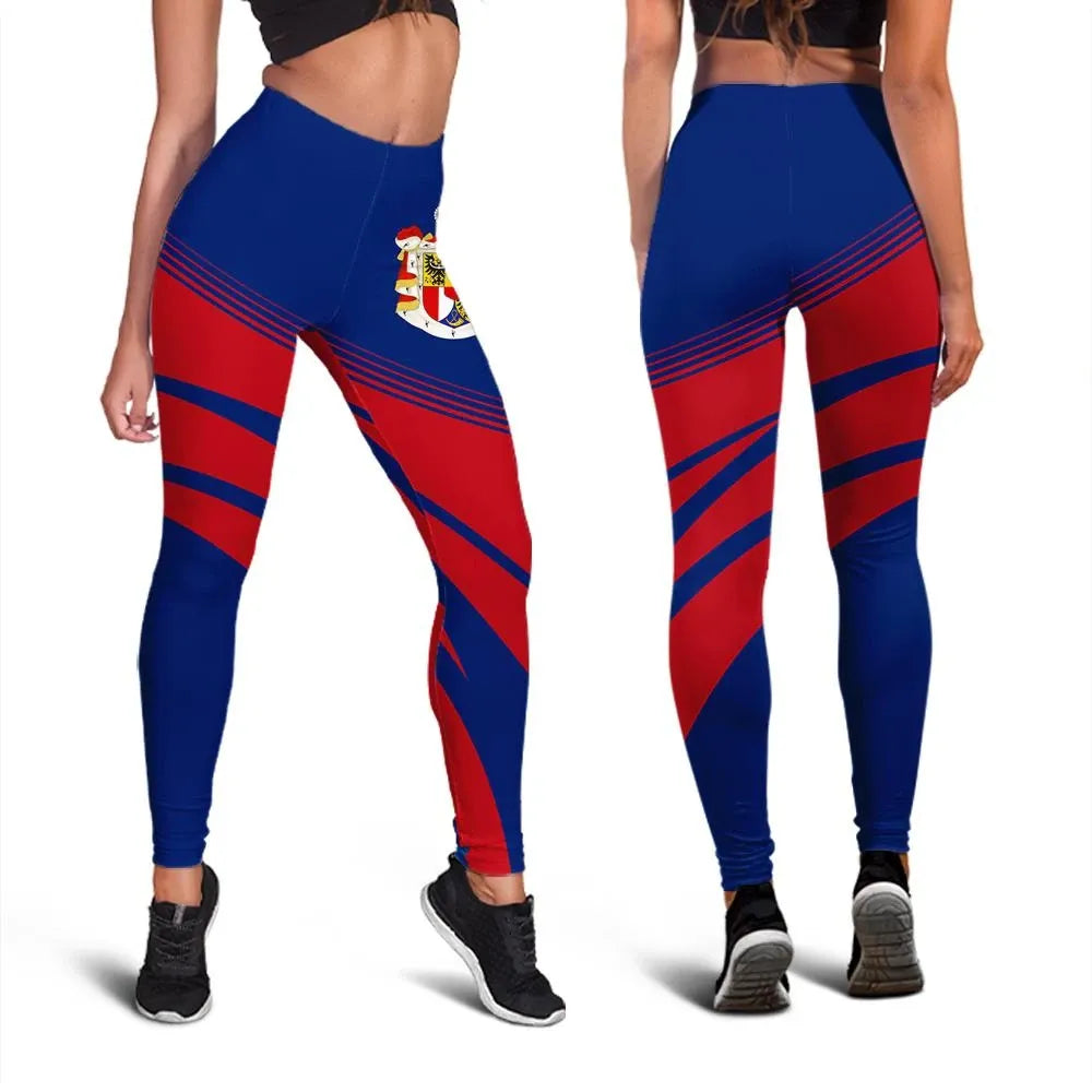 Liechtensteins Coat Of Arms Leggings Cricket RLT6
