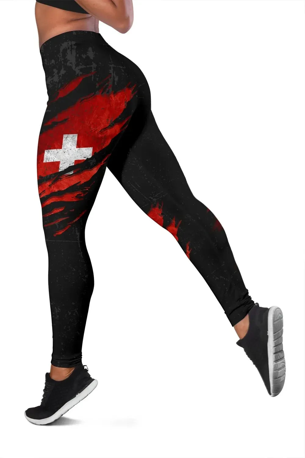 Switzerland In Me Women's Leggings Special Grunge Style RLT13