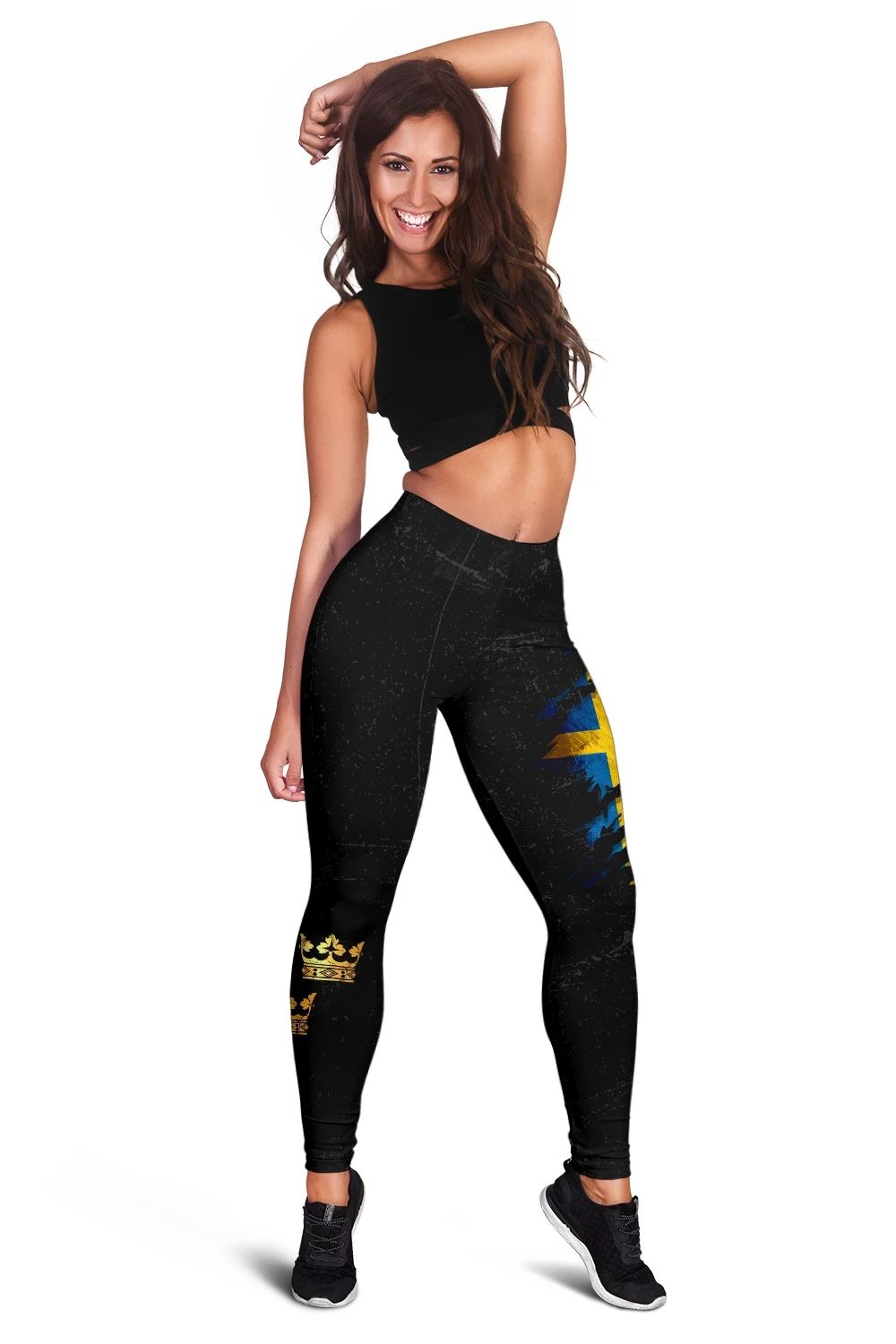 Sweden In Me Leggings Special Grunge Style RLT7