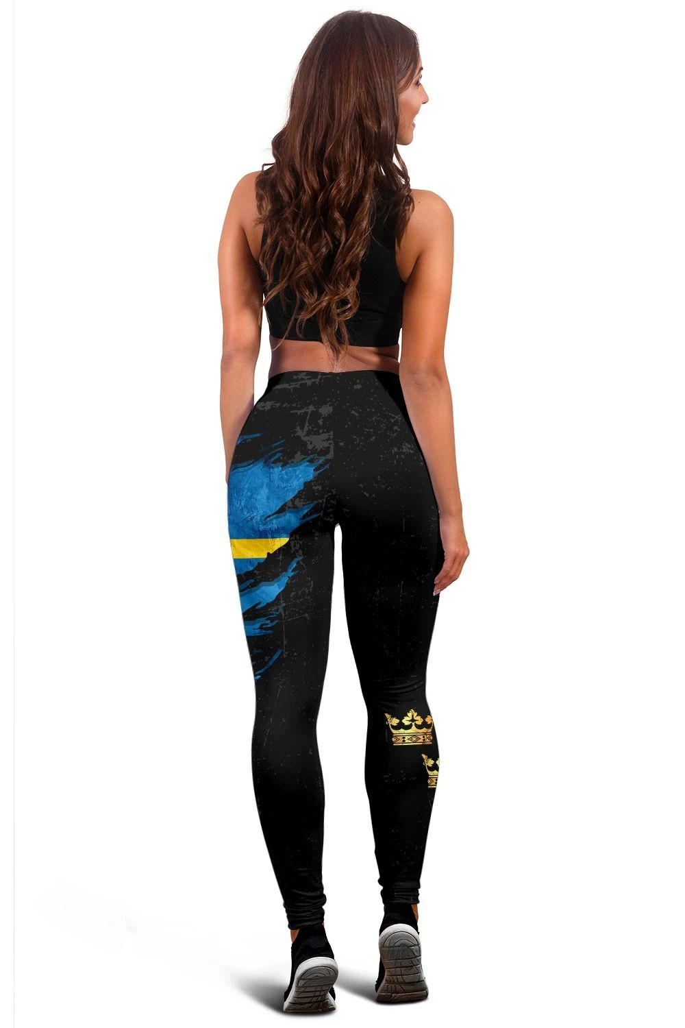 Sweden In Me Leggings Special Grunge Style RLT7