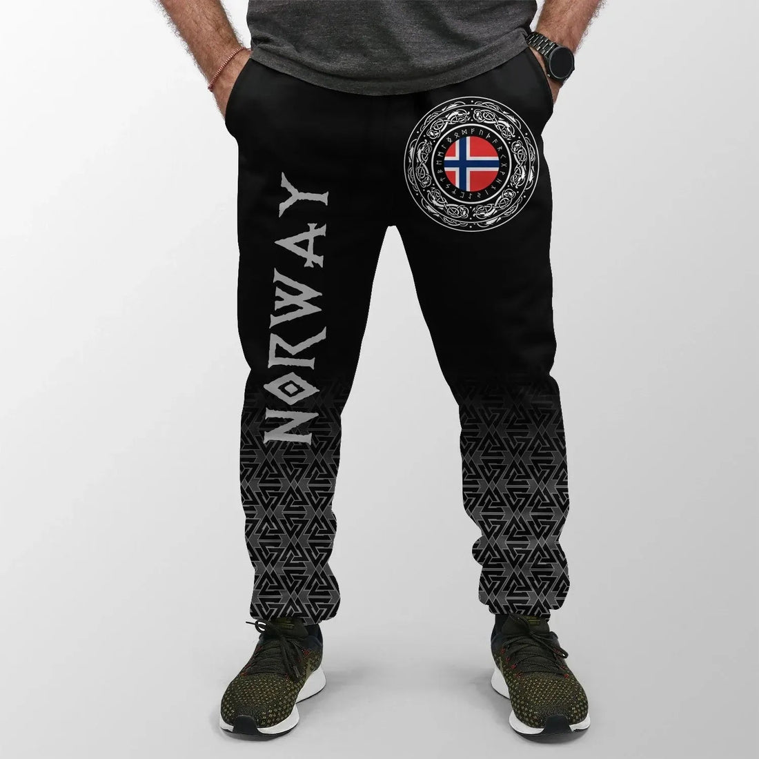 Viking Jogger (Women's/Men's) Norway Coat Of Arms RLT7