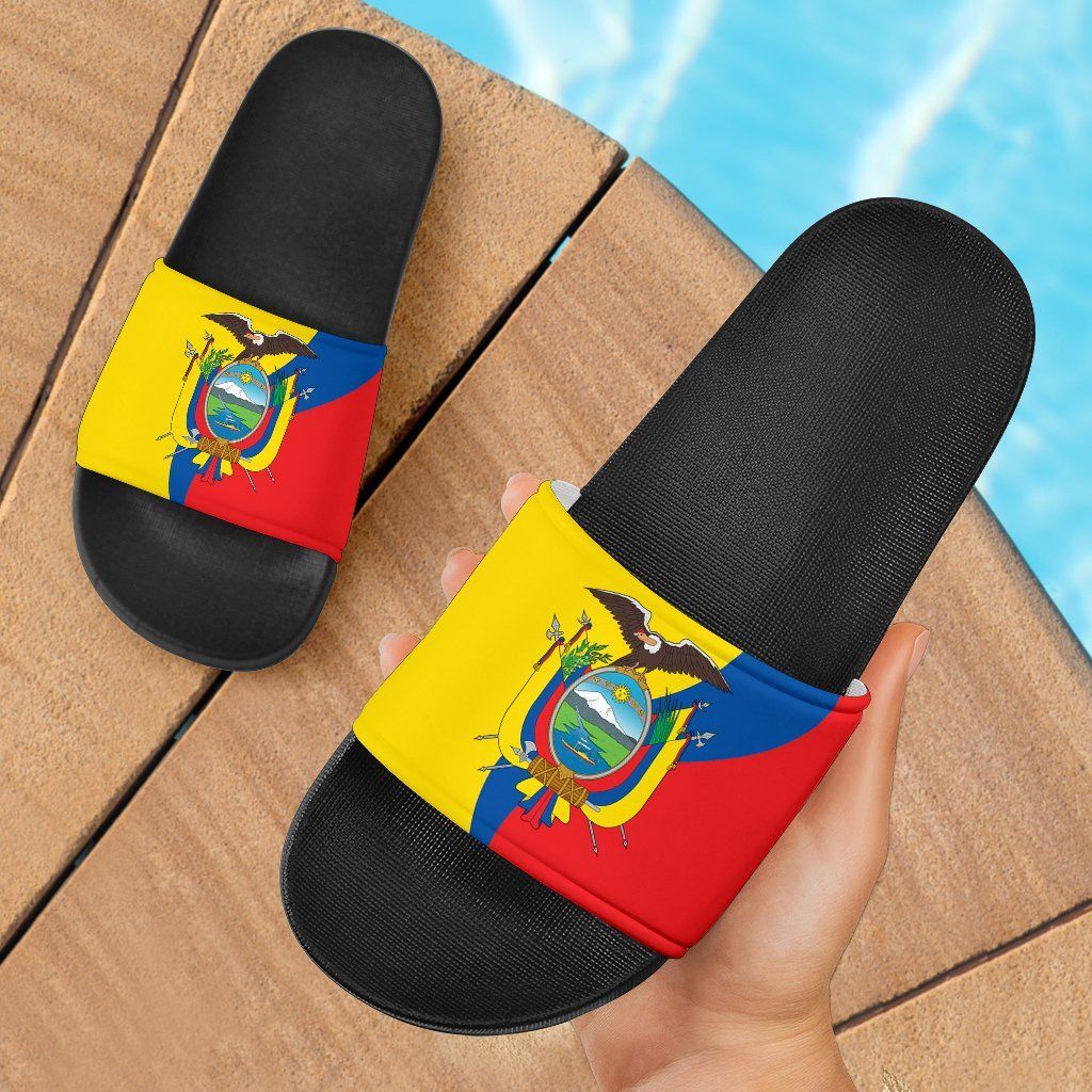 Ecuador N Flag Slide Sandals RLT12