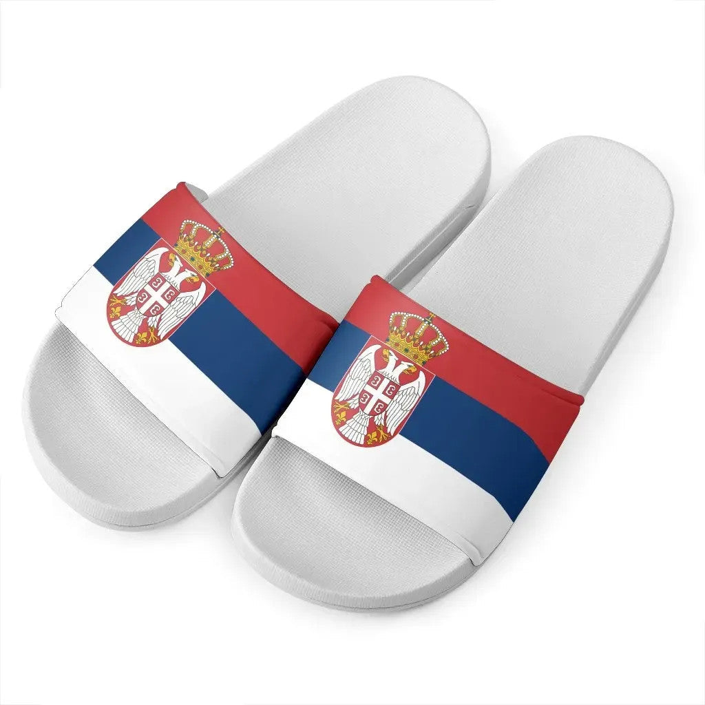 Serbia Slide Sandals Original Flag RLT7