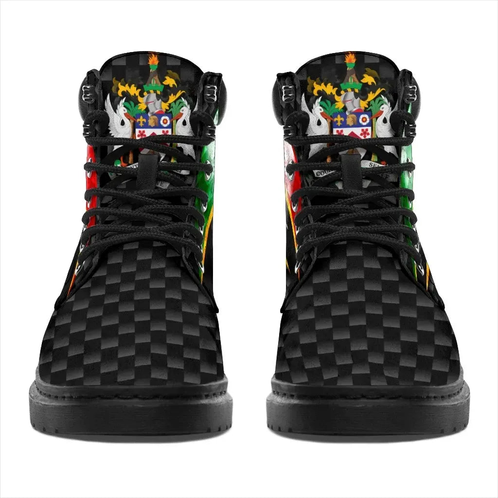 Saint Kitts and Nevis All hightopShoes Saint Kitts and Nevis Flag RLT6