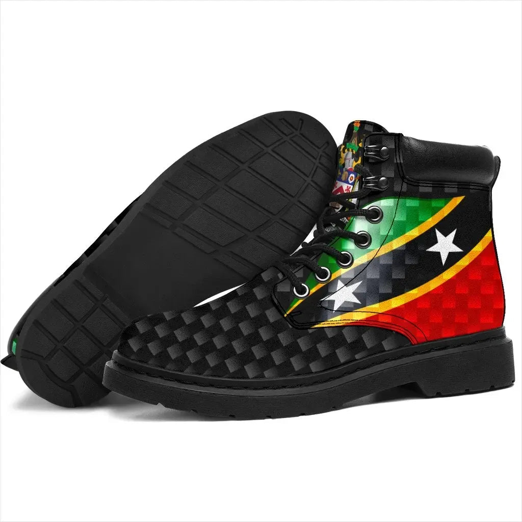 Saint Kitts and Nevis All hightopShoes Saint Kitts and Nevis Flag RLT6