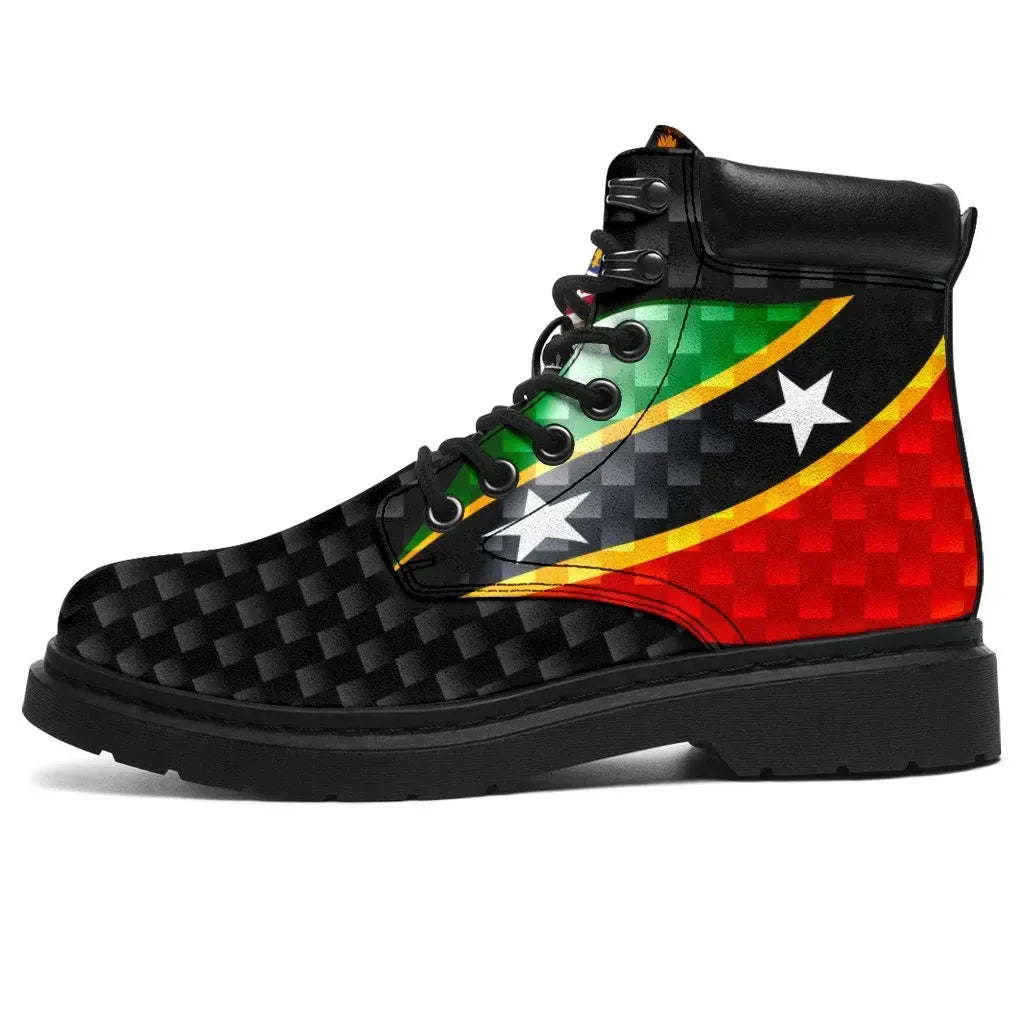 Saint Kitts and Nevis All hightopShoes Saint Kitts and Nevis Flag RLT6