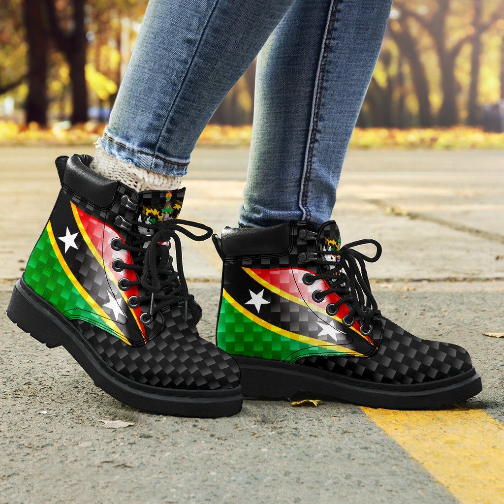 Saint Kitts and Nevis All hightopShoes Saint Kitts and Nevis Flag RLT6