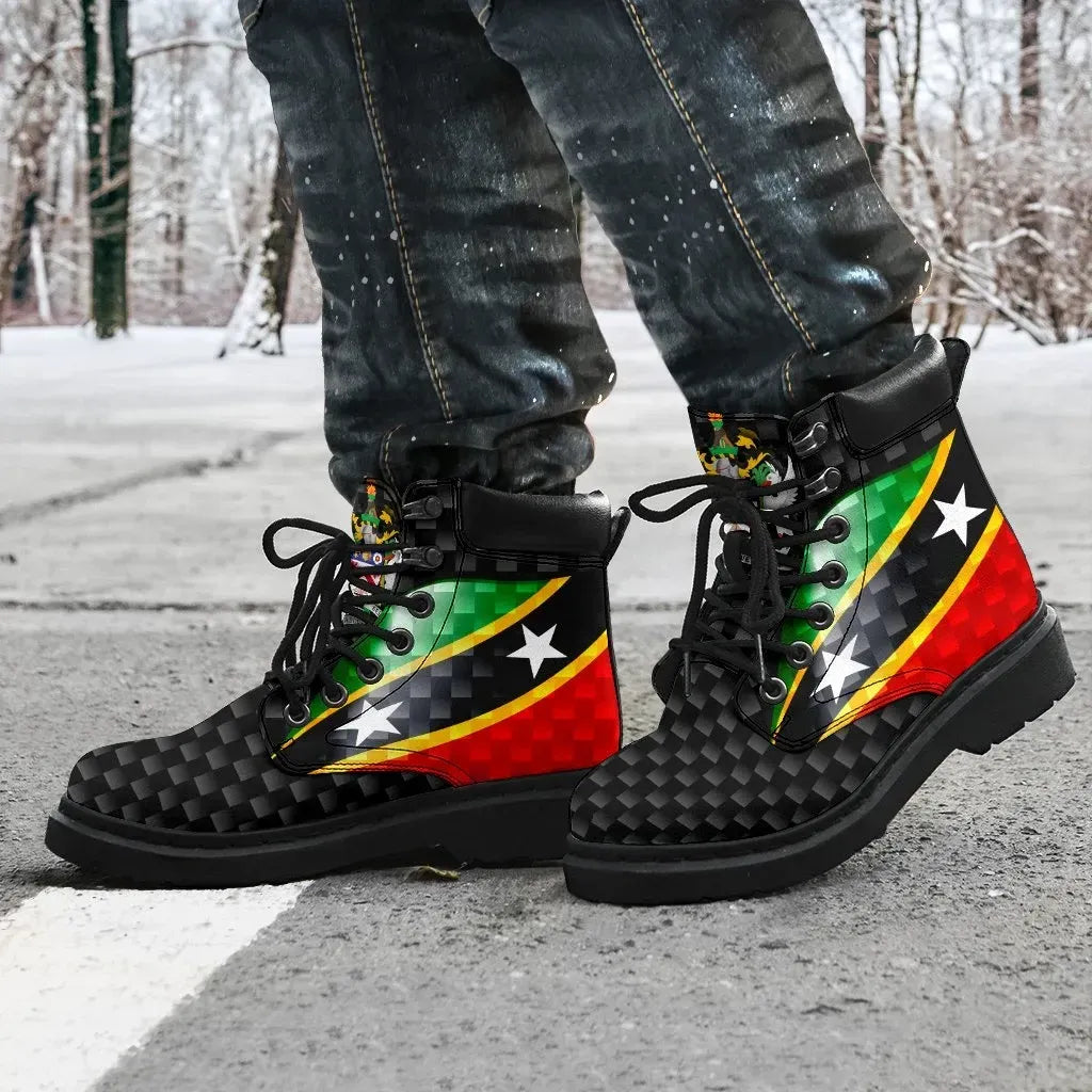Saint Kitts and Nevis All hightopShoes Saint Kitts and Nevis Flag RLT6