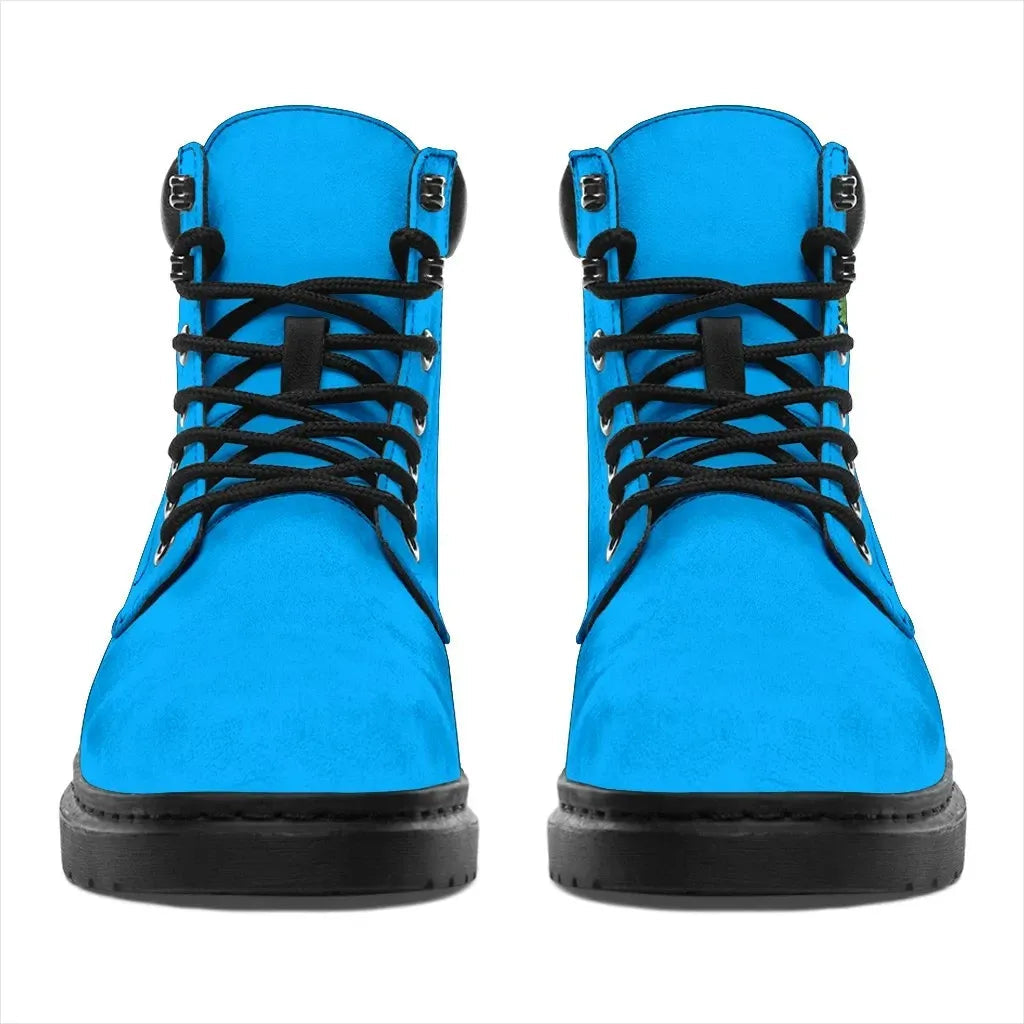 Saint Lucia All Season Boots Flag With Coat Of Arms RLT6
