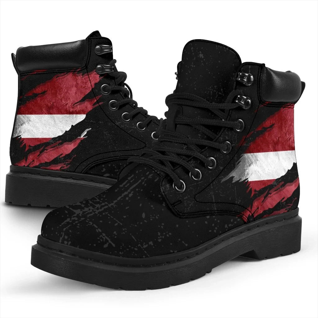 Latvia In Me All Season Boots - Special Grunge Style RLT6