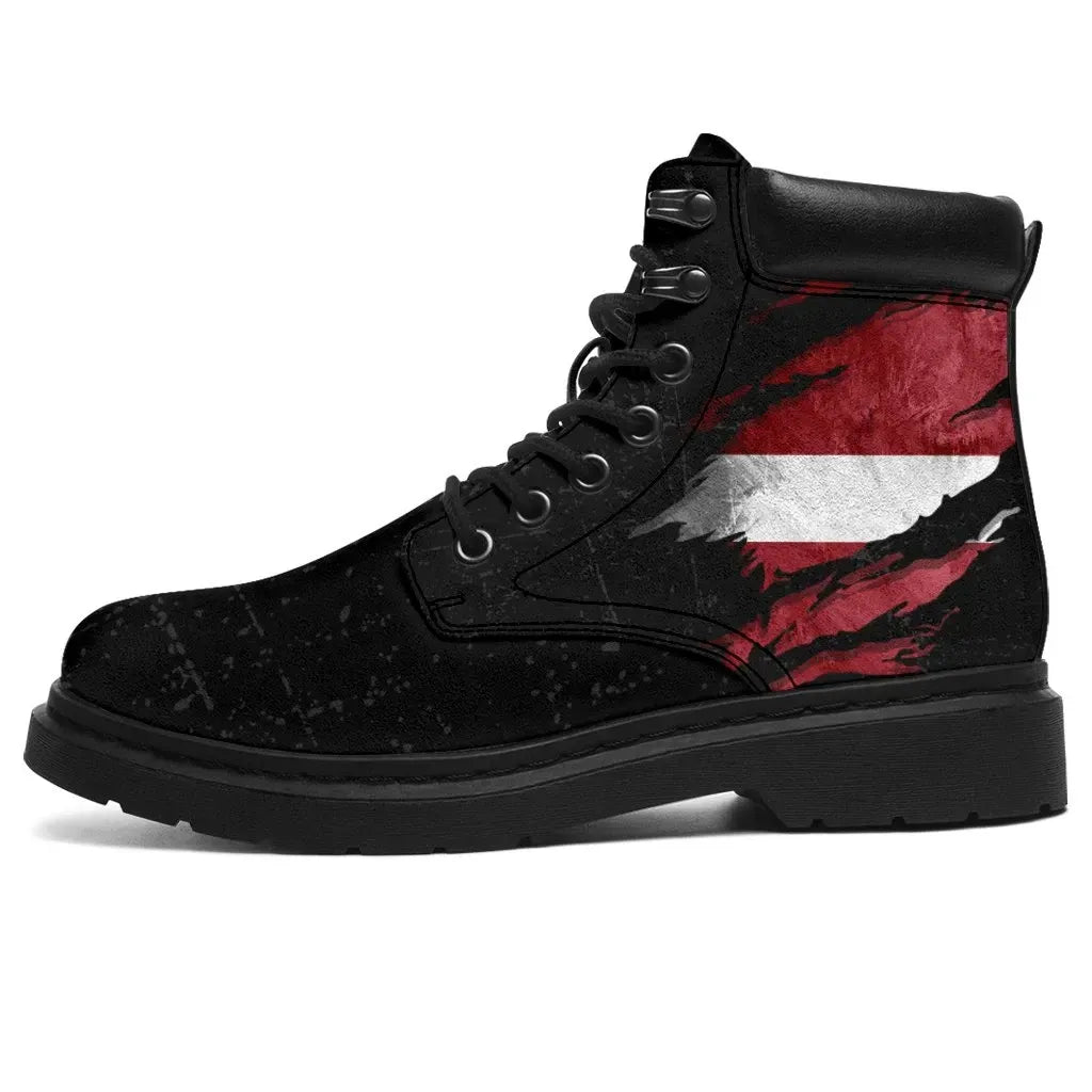 Latvia In Me All Season Boots - Special Grunge Style RLT6