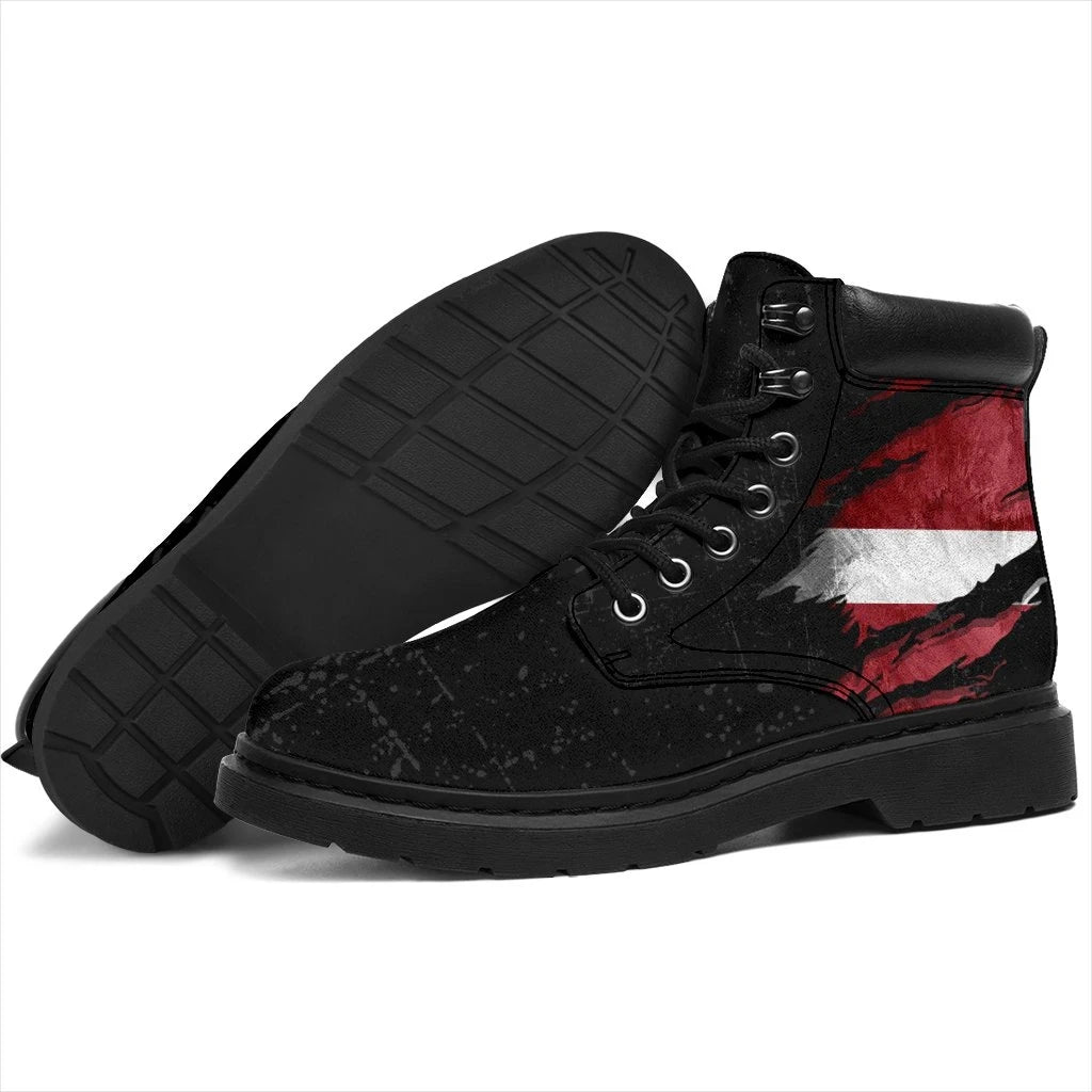 Latvia In Me All Season Boots - Special Grunge Style RLT6