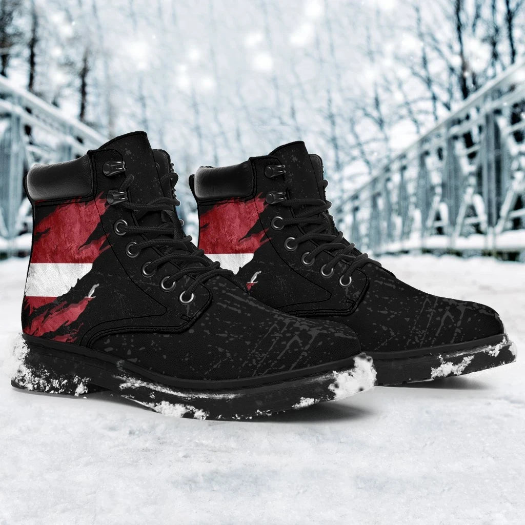 Latvia In Me All Season Boots - Special Grunge Style RLT6