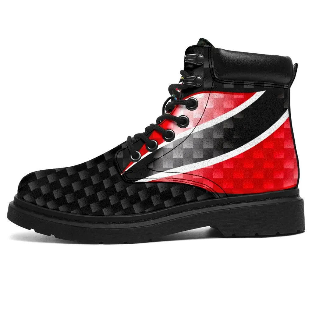 Trinidad and Tobago All high_top_Shoes Trinidad and Tobago Flag RLT6